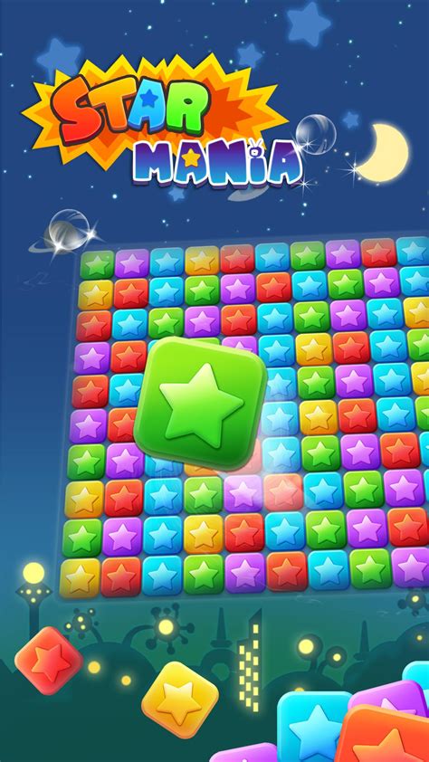 Star mania game Star Mania is a wildly addictive match-two puzzle game